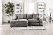 Deep seating and an oversized chaise sectional sofa by Furniture of America additional picture 2