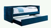 Navy tufted sides daybed w/ trundle by Furniture of America additional picture 2