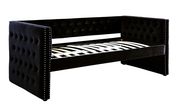 Black tufted sides daybed w/ trundle additional photo 4 of 7