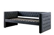Gray tufted sides daybed w/ trundle by Furniture of America additional picture 3