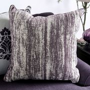 Purple chenille fabric sloped arms sofa additional photo 3 of 9