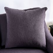 Purple chenille fabric sloped arms sofa by Furniture of America additional picture 9