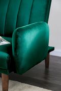 Flannelette green split-back sofa bed by Furniture of America additional picture 6