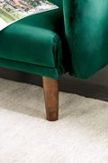 Flannelette green split-back sofa bed by Furniture of America additional picture 7