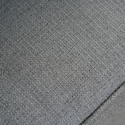 US-made gray burlap weave fabric casual loveseat additional photo 3 of 4