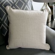 US-made gray burlap weave fabric casual loveseat additional photo 5 of 4