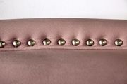 Blush pink velvet like fabric sloped arms sofa by Furniture of America additional picture 6