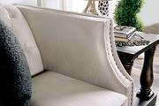 US-made beige velvet-like fabric sofa by Furniture of America additional picture 8