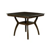 Rustick oak curved top counter height dining table by Furniture of America additional picture 3