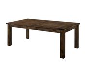 Sturdy rustic oak wood table by Furniture of America additional picture 11