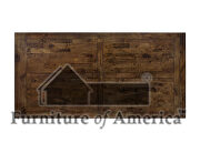 Sturdy rustic oak wood bench by Furniture of America additional picture 2