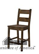 Rustic oak strudy pub style chair additional photo 2 of 1