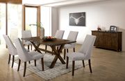 Distressed wood / rough edges dining table by Furniture of America additional picture 5