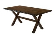 Distressed wood / rough edges dining table by Furniture of America additional picture 10