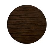 Brushed oak round table in industrial style by Furniture of America additional picture 2