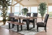 Solid wood contemporary dining table by Furniture of America additional picture 10