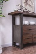 Solid wood contemporary buffet / server by Furniture of America additional picture 2