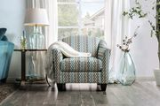 US-Made turquoise transitional fabric sofa by Furniture of America additional picture 2
