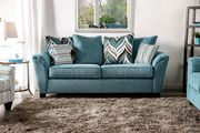 US-Made turquoise transitional fabric sofa by Furniture of America additional picture 5