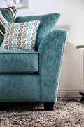 US-Made turquoise transitional fabric sofa by Furniture of America additional picture 6