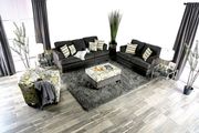 Gray chenille fabric US-made casual style sofa by Furniture of America additional picture 5
