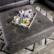 Leatherette / microfiber gray casual style sectional by Furniture of America additional picture 9