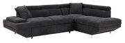 Contemporary adjustable arms sectional sofa by Furniture of America additional picture 4