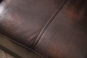 Top grain leather match walnut/brown loveseat by Furniture of America additional picture 5