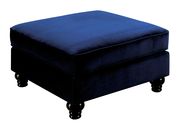 Blue fabric tufted button design sectional sofa by Furniture of America additional picture 7