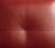 Leatherette red sectional sofa in casual style by Furniture of America additional picture 3