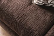 Dark brown chocolate fabric sectional sofa additional photo 4 of 6