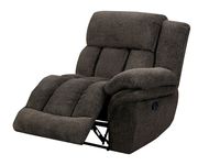 Brown flannelette fabric oversized recliner sectional by Furniture of America additional picture 3