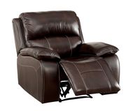 Rustic brown home theater sectional w/ recliners by Furniture of America additional picture 6