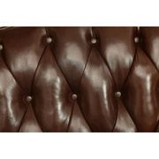 Classical design top grain brown leather chair additional photo 4 of 4