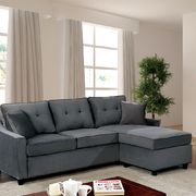 Reversible design chenille fabric sectional by Furniture of America additional picture 5