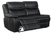 Black leatherette sectional sofa by Furniture of America additional picture 2