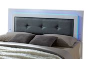 White modern full size bed with LED lights by Furniture of America additional picture 2