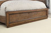 Tall headboard wood inlay design king bed by Furniture of America additional picture 3