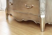 Brushed gold finish glam style nightstand by Furniture of America additional picture 3
