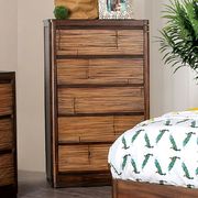 Summer style wood grain finish modern bed by Furniture of America additional picture 6
