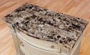 Genuine Marble Top Traditional Style nightstand by Furniture of America additional picture 3