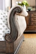 Button tufted headboard bed in traditional style additional photo 4 of 9