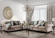 Dark taupe rolled arms US-made oversized sofa by Furniture of America additional picture 8