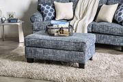 US-made casual transition style blue fabric sofa by Furniture of America additional picture 10