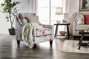 Transitional ivory fabric sofa made in US by Furniture of America additional picture 12