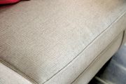Transitional ivory fabric loveseat made in US additional photo 5 of 4