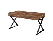 Sand black/brown industrial style office desk by Furniture of America additional picture 4