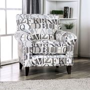 Bluish Gray linen-like fabric casual style sofa by Furniture of America additional picture 6
