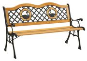 Outdoor/patio elegant bench in iron/wood by Furniture of America additional picture 3