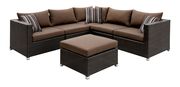 Patio sectional sofa set w/ ottoman by Furniture of America additional picture 2